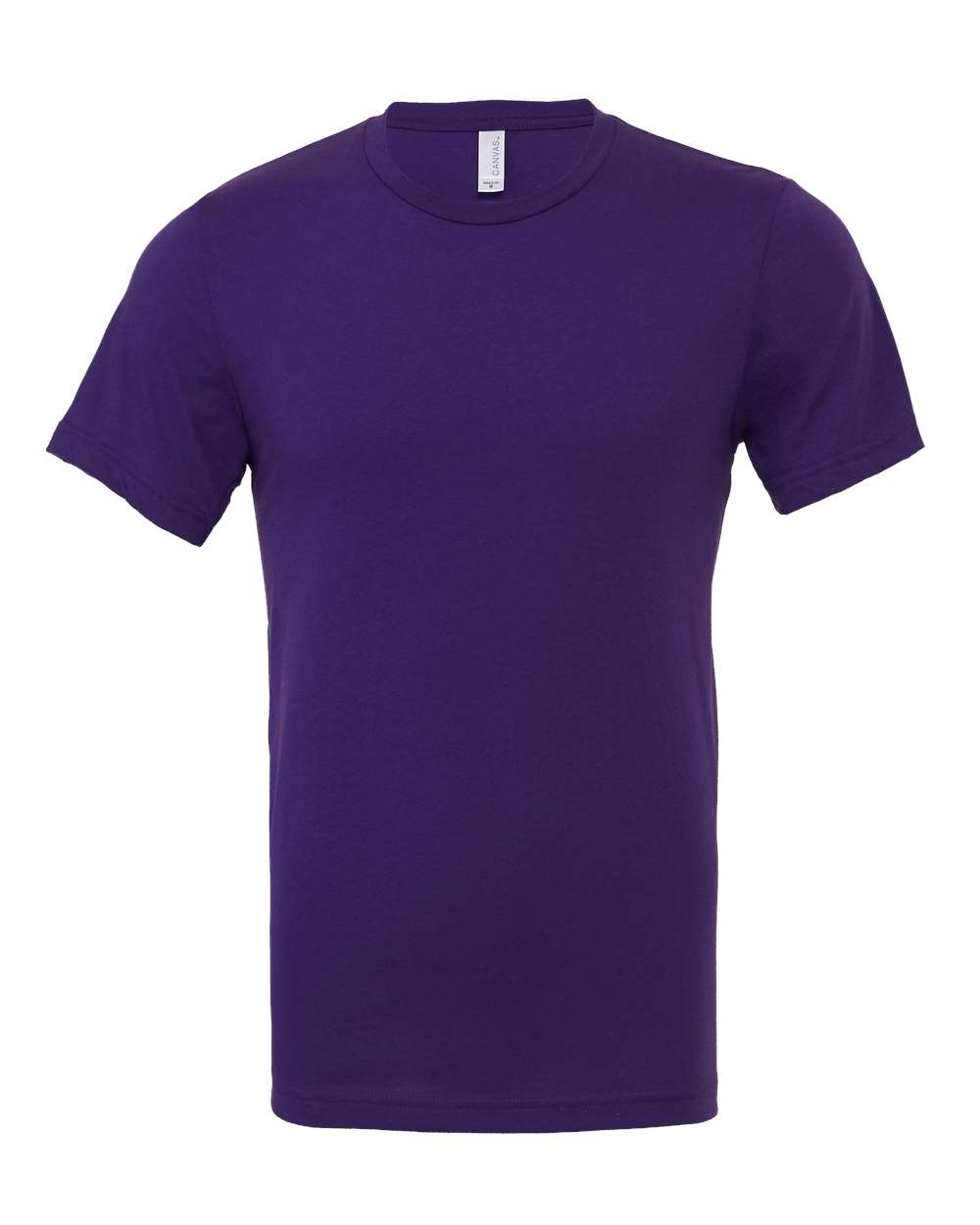 Purple t-shirt on a white background