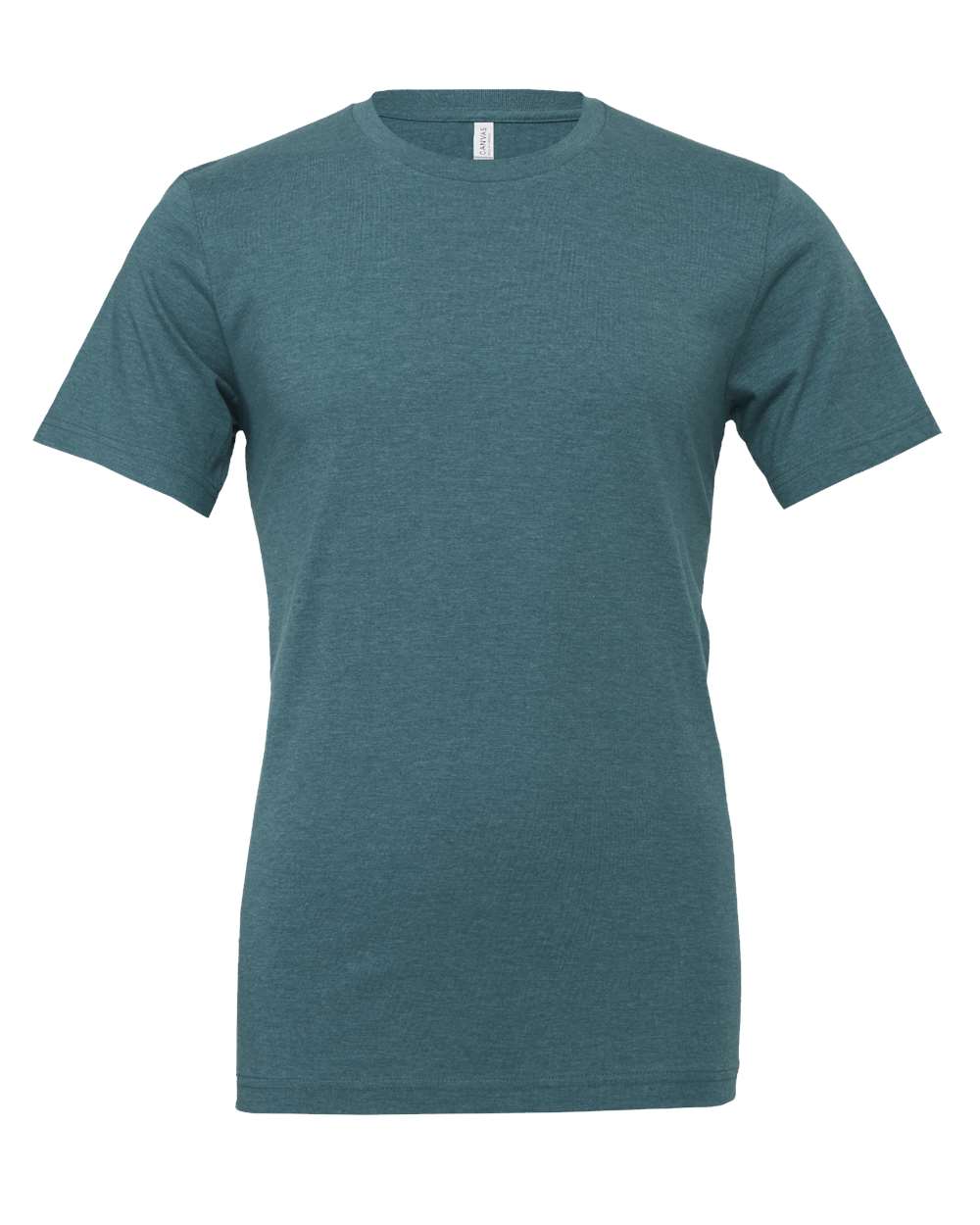 Teal t-shirt on a white background