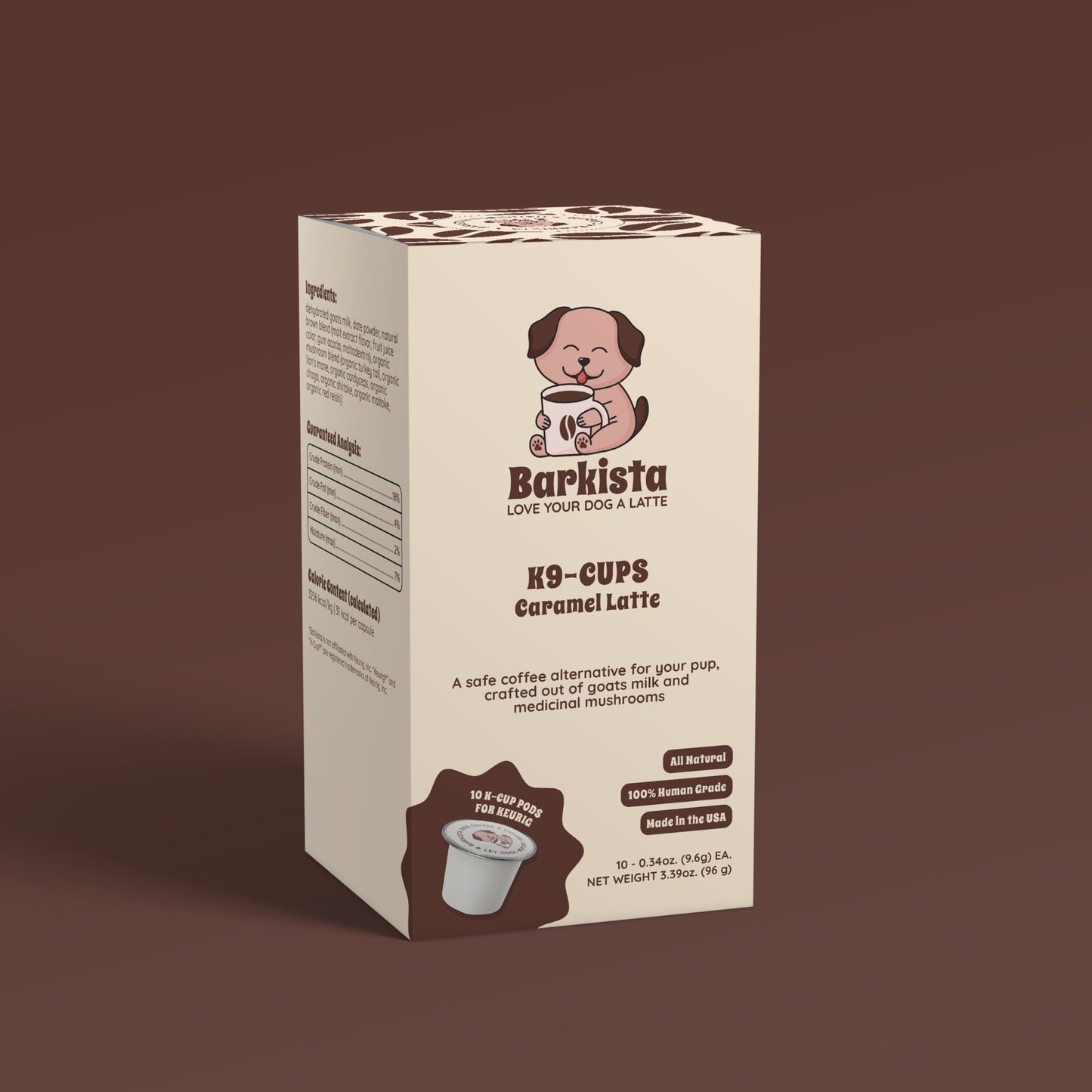 Barkista Caramel Latte K-9™ Cups