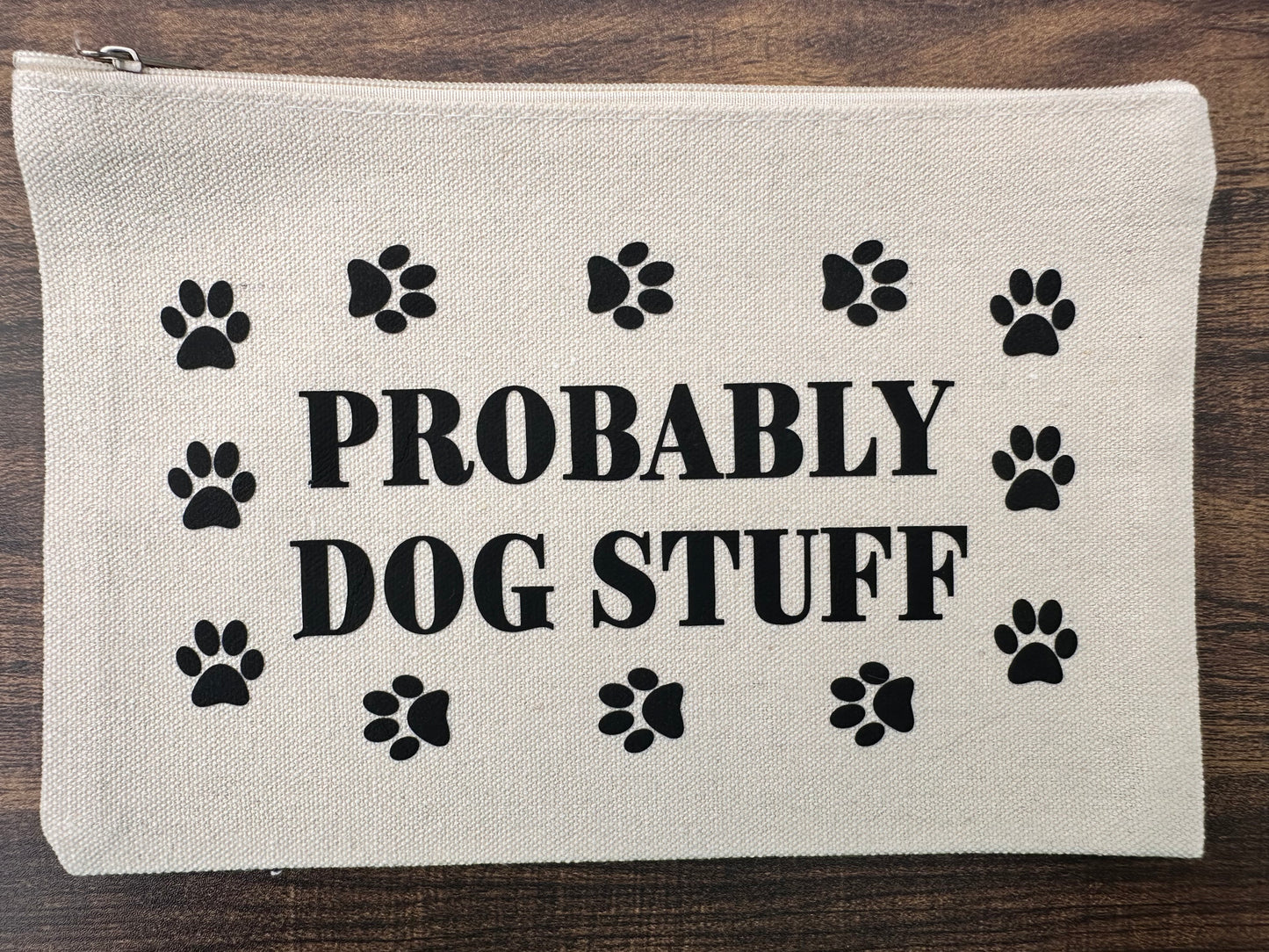 Probably Dog Stuff Zipper Pouch