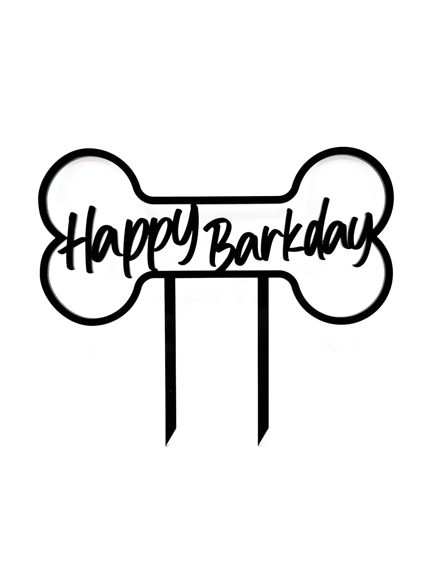 Happy Barkday Cake Topper