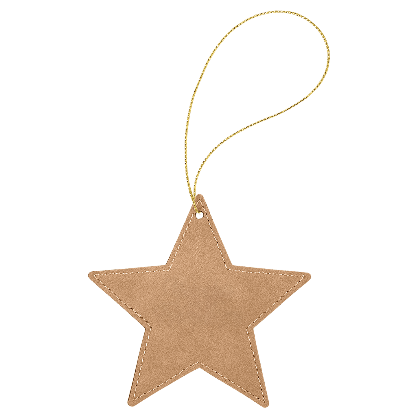 TCU Logo Vegan Leather Ornament - Officially Licensed Product