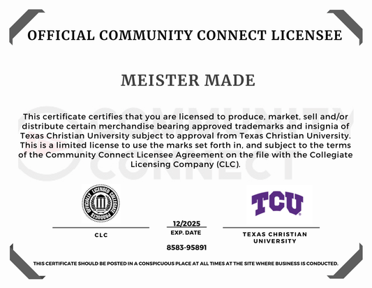Meister Made's official community connect license