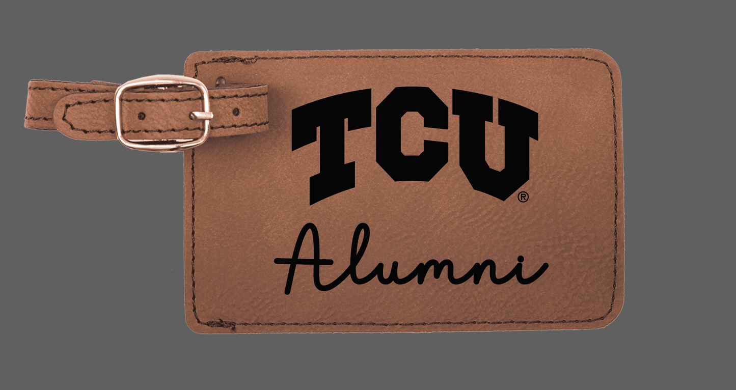 TCU Alumni Luggage Tag - Officially Licensed Product