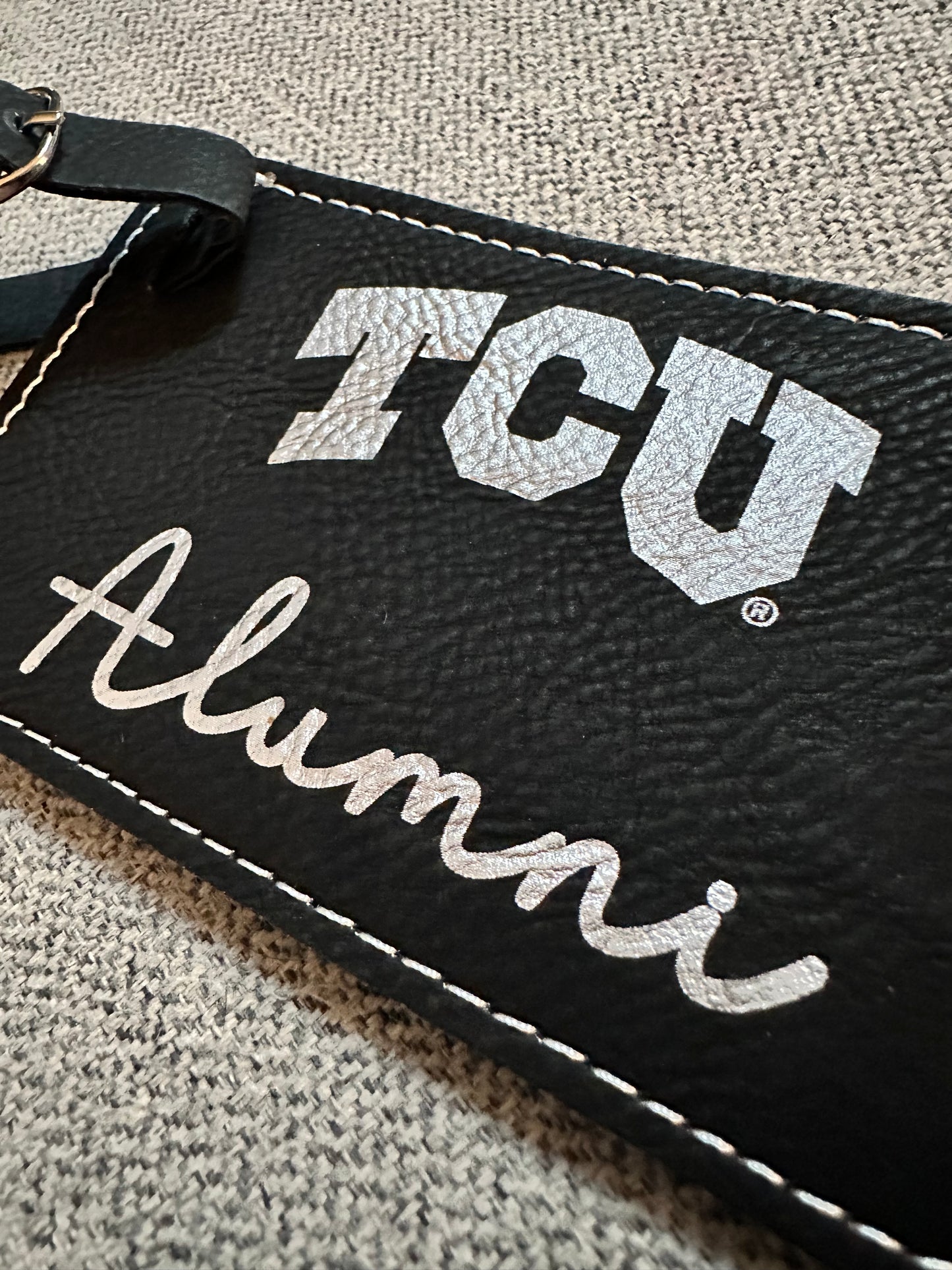 TCU Alumni Luggage Tag - Officially Licensed Product