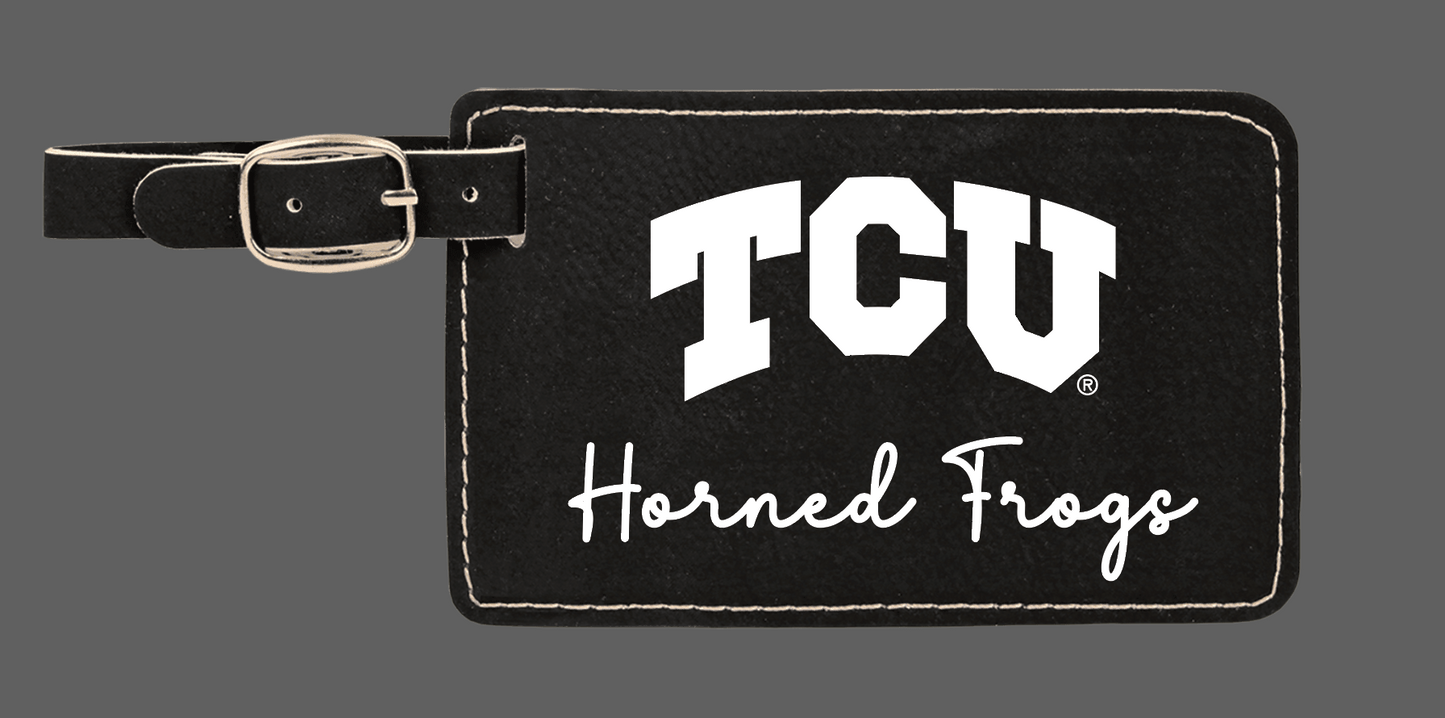 TCU Horned Frogs Luggage Tag - Officially Licensed Product