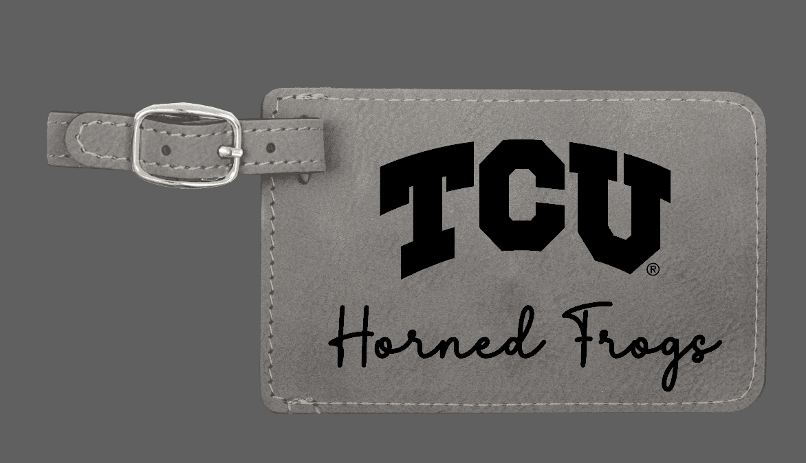 TCU Horned Frogs Luggage Tag - Officially Licensed Product