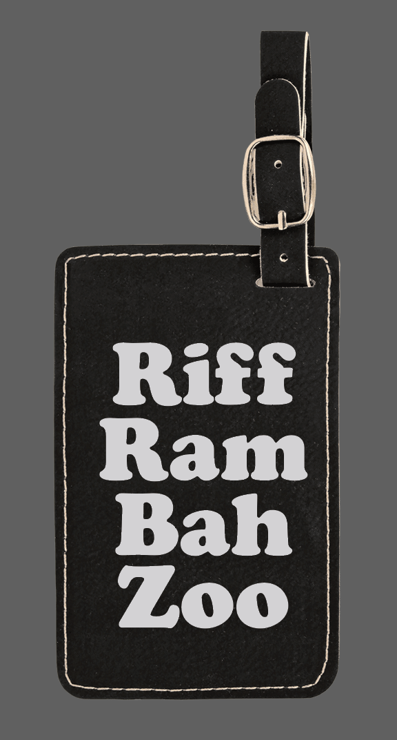 Riff Ram Bah Zoo Luggage Tag - Officially Licensed Product