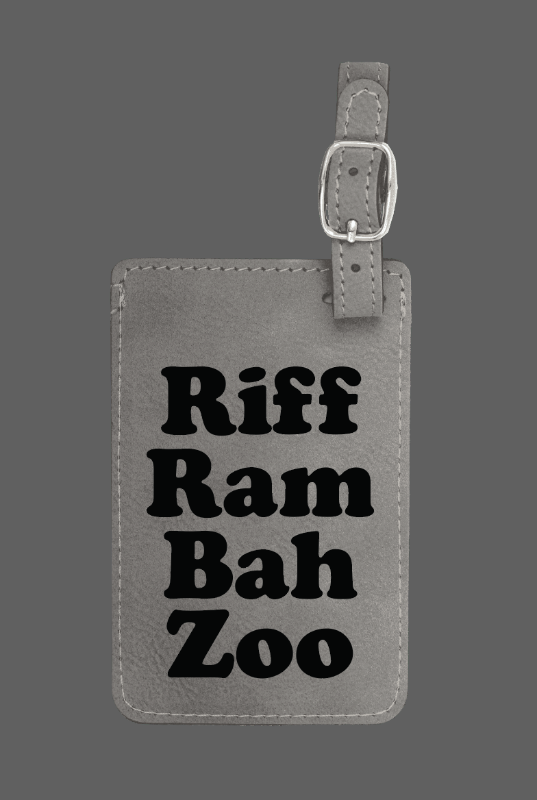Riff Ram Bah Zoo Luggage Tag - Officially Licensed Product
