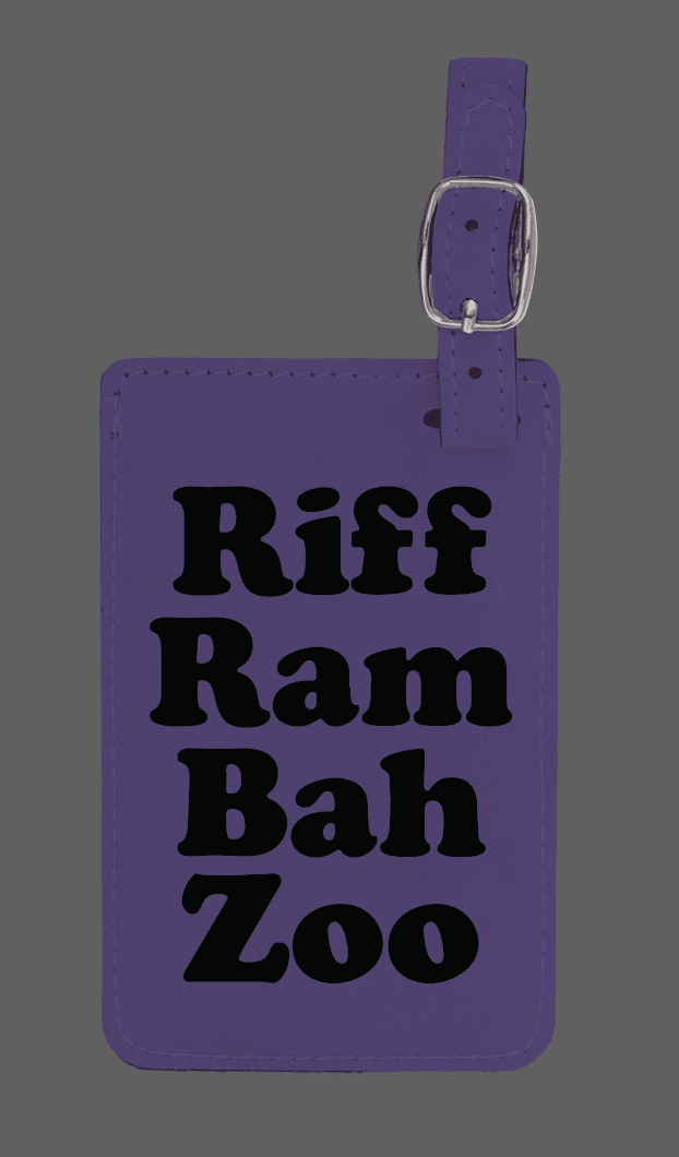Riff Ram Bah Zoo Luggage Tag - Officially Licensed Product