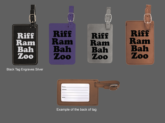 Riff Ram Bah Zoo Luggage Tag - Officially Licensed Product