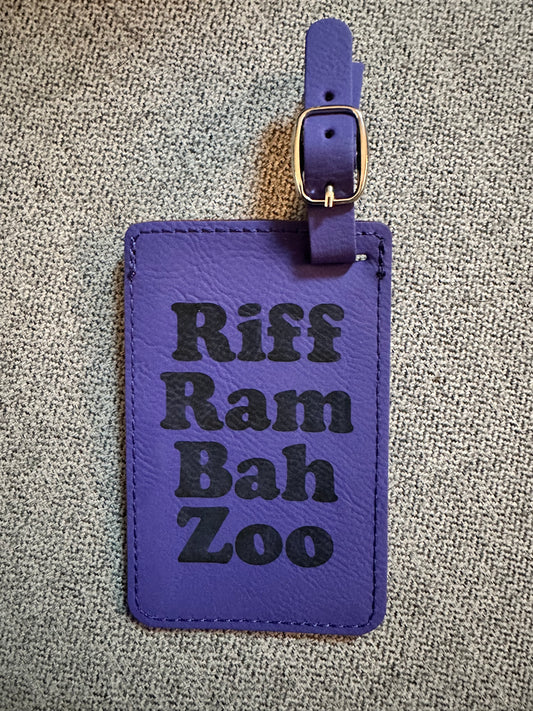 Riff Ram Bah Zoo Luggage Tag - Officially Licensed Product