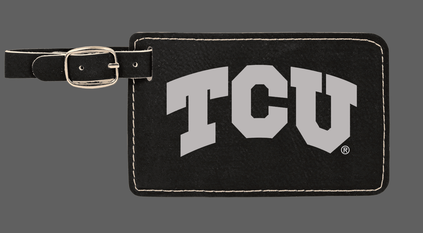 TCU Logo Luggage Tag - Officially Licensed Product