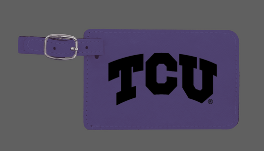 TCU Logo Luggage Tag - Officially Licensed Product
