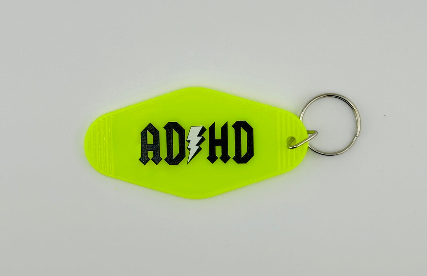 "ADHD" Motel Keychain