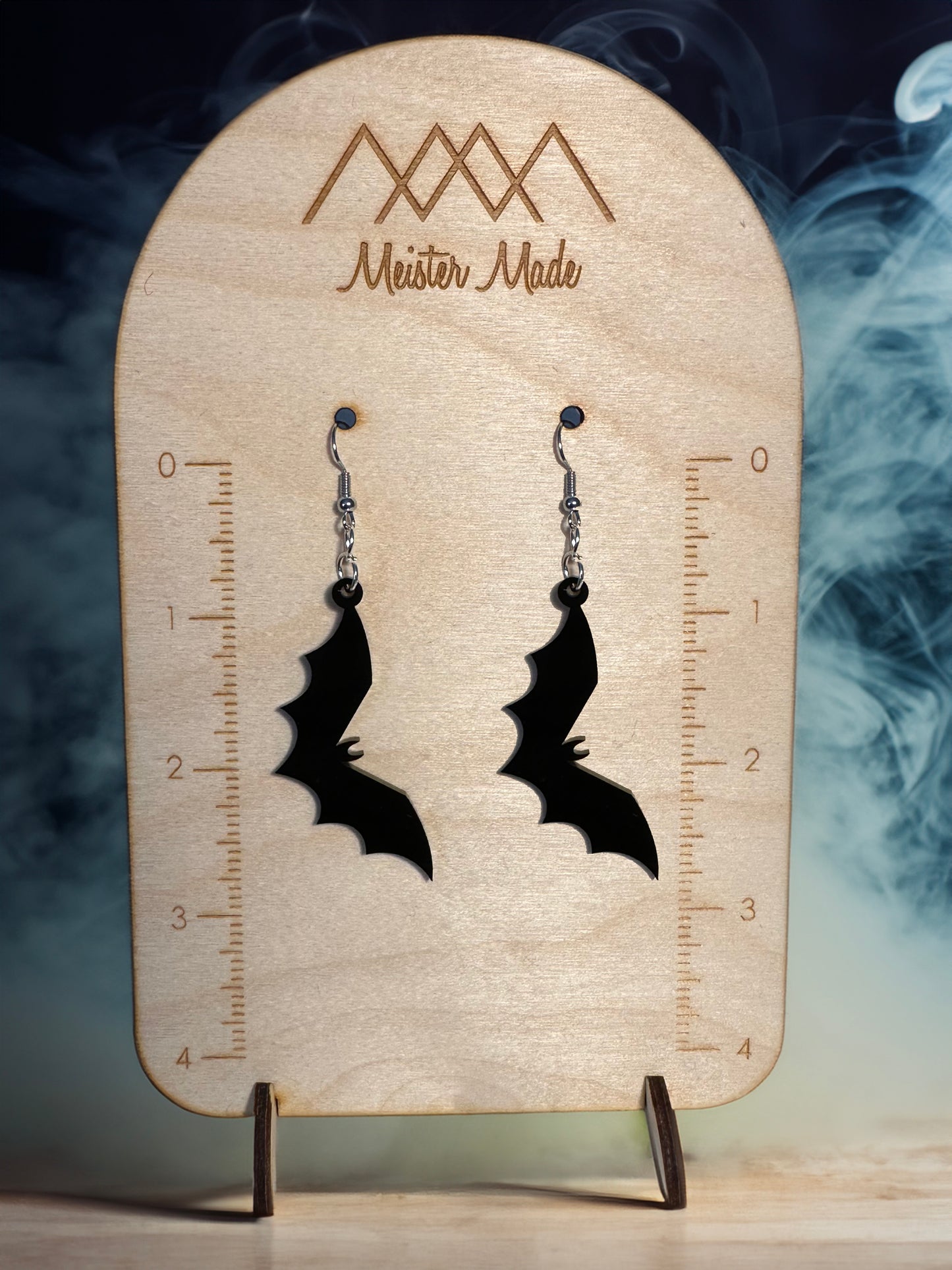 Halloween Bat Dangle Earrings