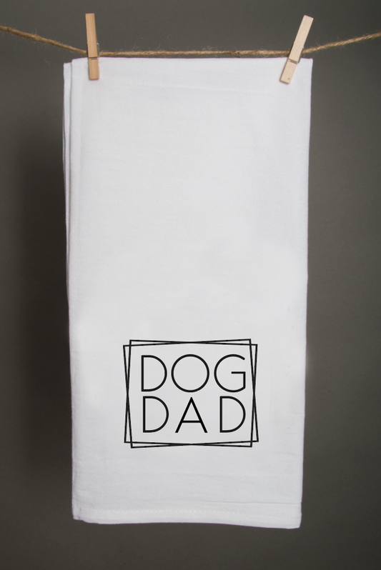 Dog Dad Tea Towel