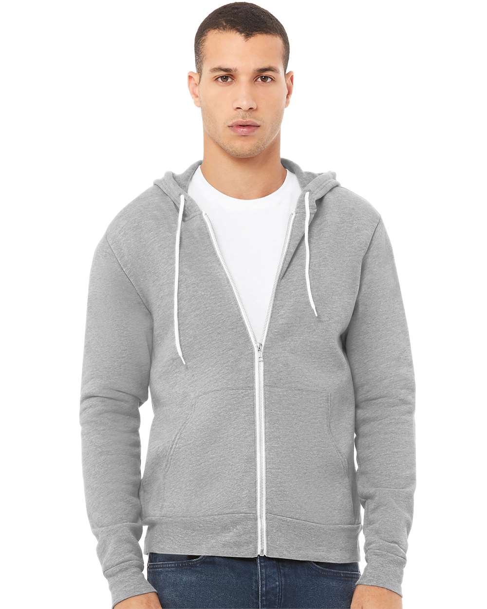 Bella+Canvas Unisex Sponge Fleece Full Zip Hoodie