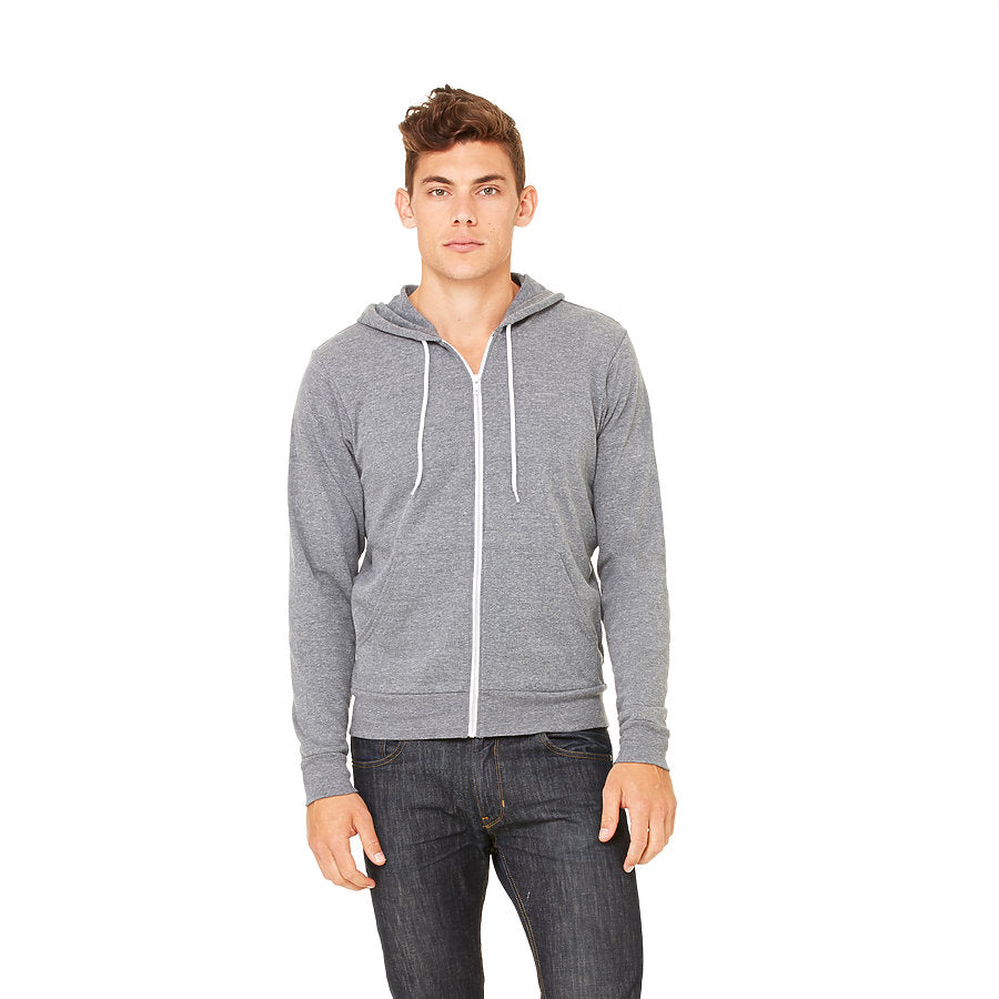 Bella+Canvas Unisex Sponge Fleece Full Zip Hoodie