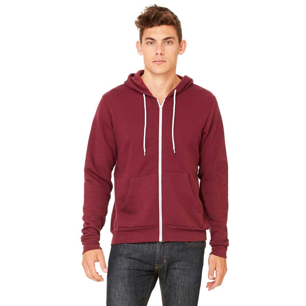 Bella+Canvas Unisex Sponge Fleece Full Zip Hoodie