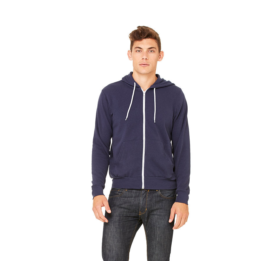 Bella+Canvas Unisex Sponge Fleece Full Zip Hoodie