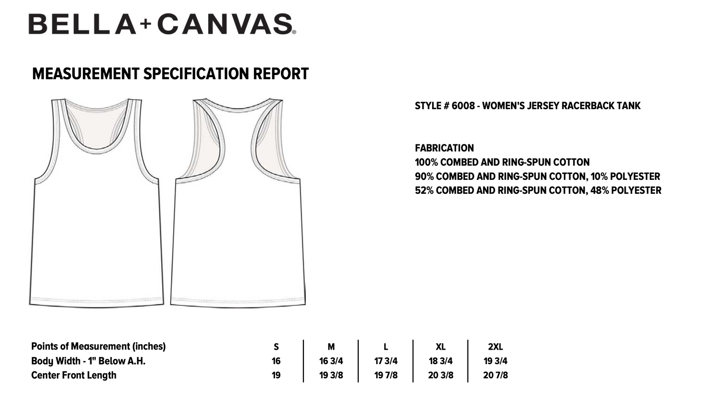 Bella+Canvas Women's Jersey Racerback Tank