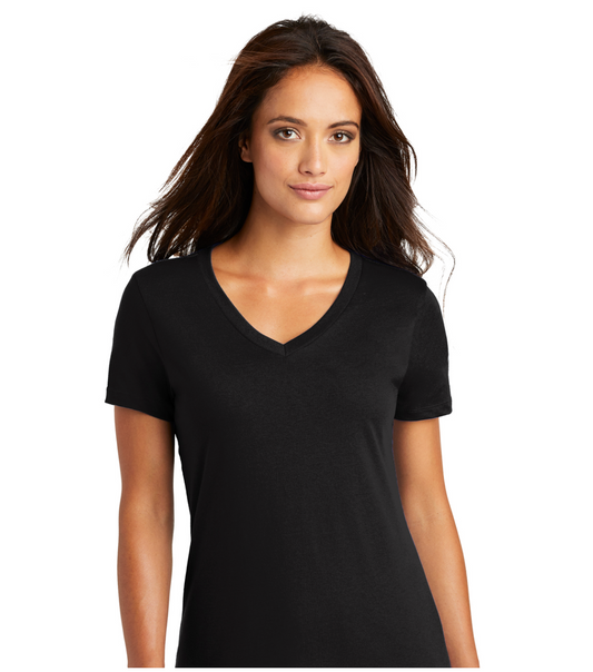 District Women’s 100% Cotton V-Neck Tee