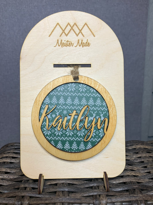 Personalized Name Ornament