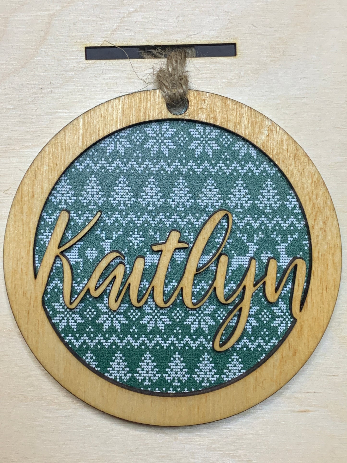 Personalized Name Ornament