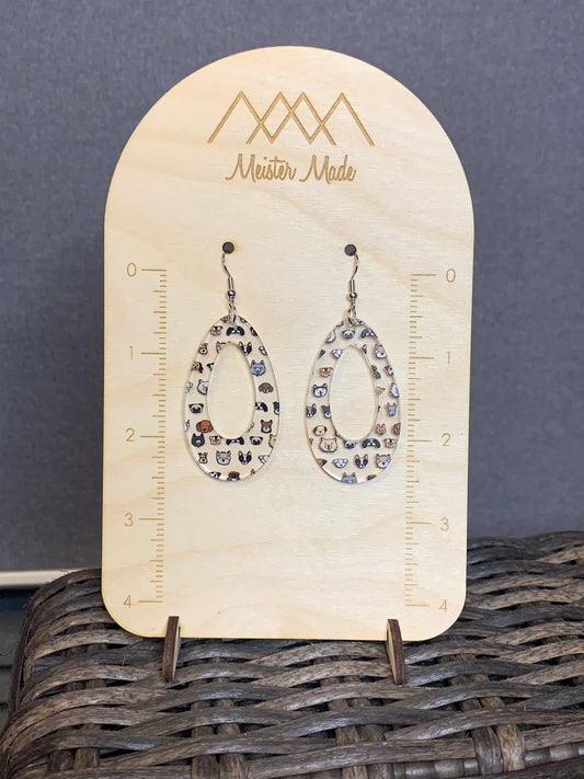 I wanna pet ALL the dogs! acrylic earrings