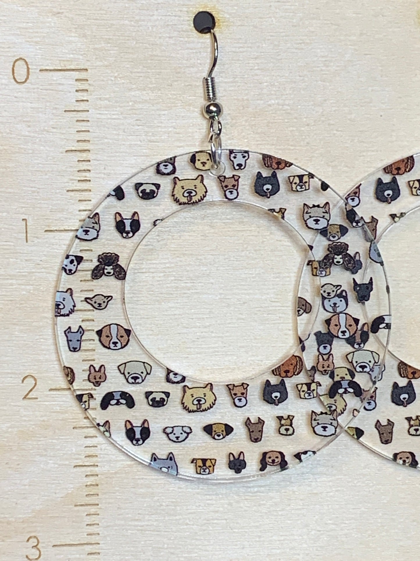 I wanna pet ALL the dogs! acrylic earrings