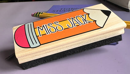 Personalized White Board Erasers