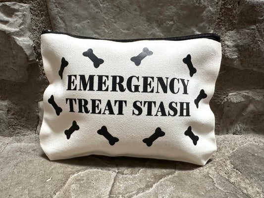 Emergency Treat Stash Zipper Pouch