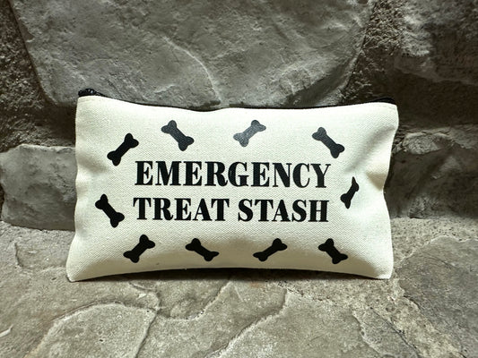 Emergency Treat Stash Zipper Pouch