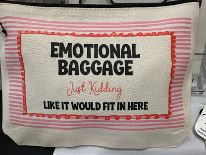 Emotional Baggage Zipper Pouch