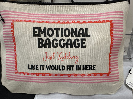 Emotional Baggage Zipper Pouch