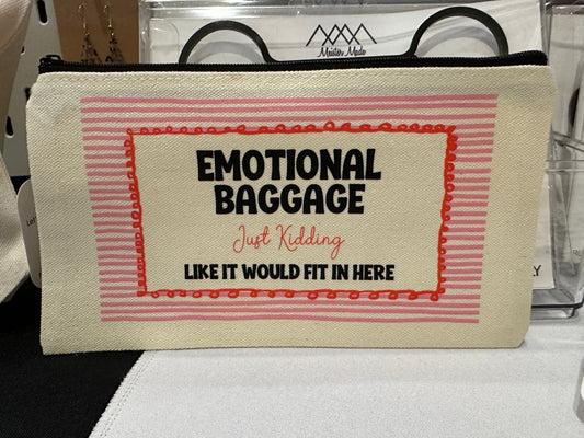 Emotional Baggage Zipper Pouch