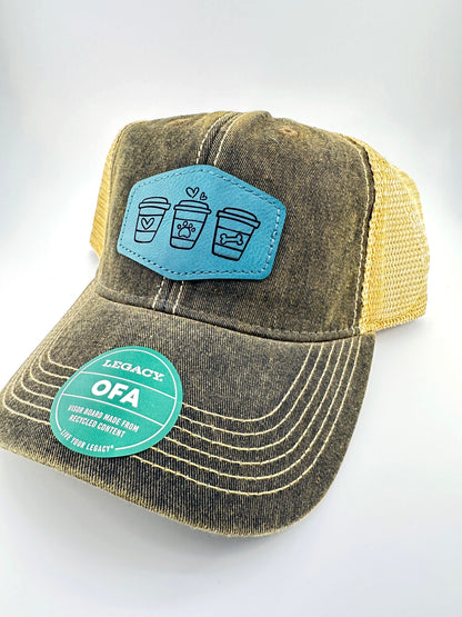 Coffee & Dog Lovers Hat - Legacy Old Favorite Trucker Cap