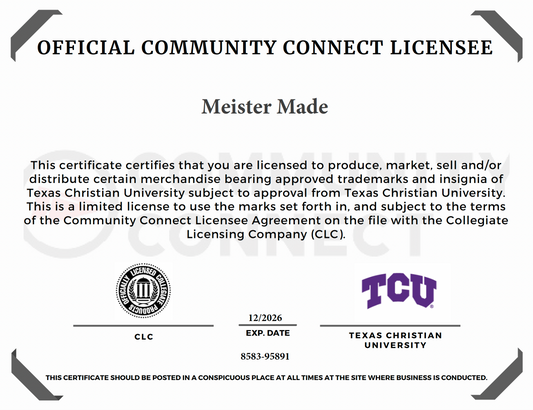 Meister Made's community connect license 2026