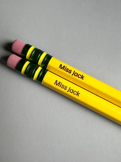 Personalized Engraved Pencils