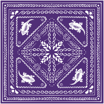 TCU Horned Frog All Over Print Bandana - Officially Licensed Product