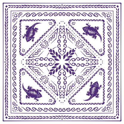 TCU Horned Frog All Over Print Bandana - Officially Licensed Product
