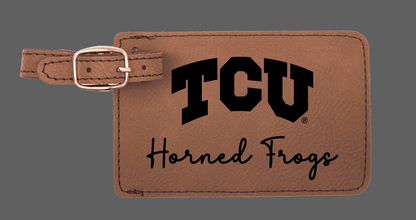 TCU Horned Frogs Luggage Tag - Officially Licensed Product