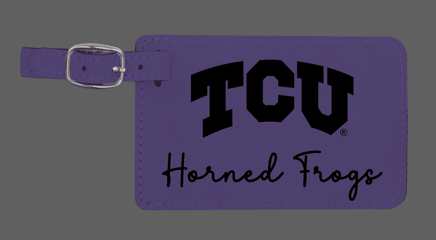 TCU Horned Frogs Luggage Tag - Officially Licensed Product
