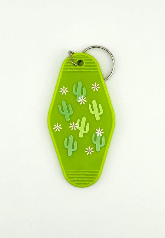 "Cactus" Motel Keychain