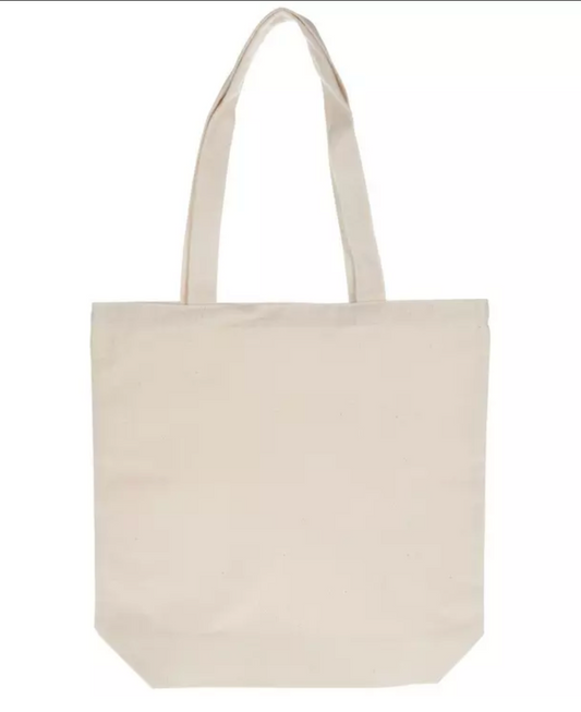 Canvas Tote Bag with Gusset