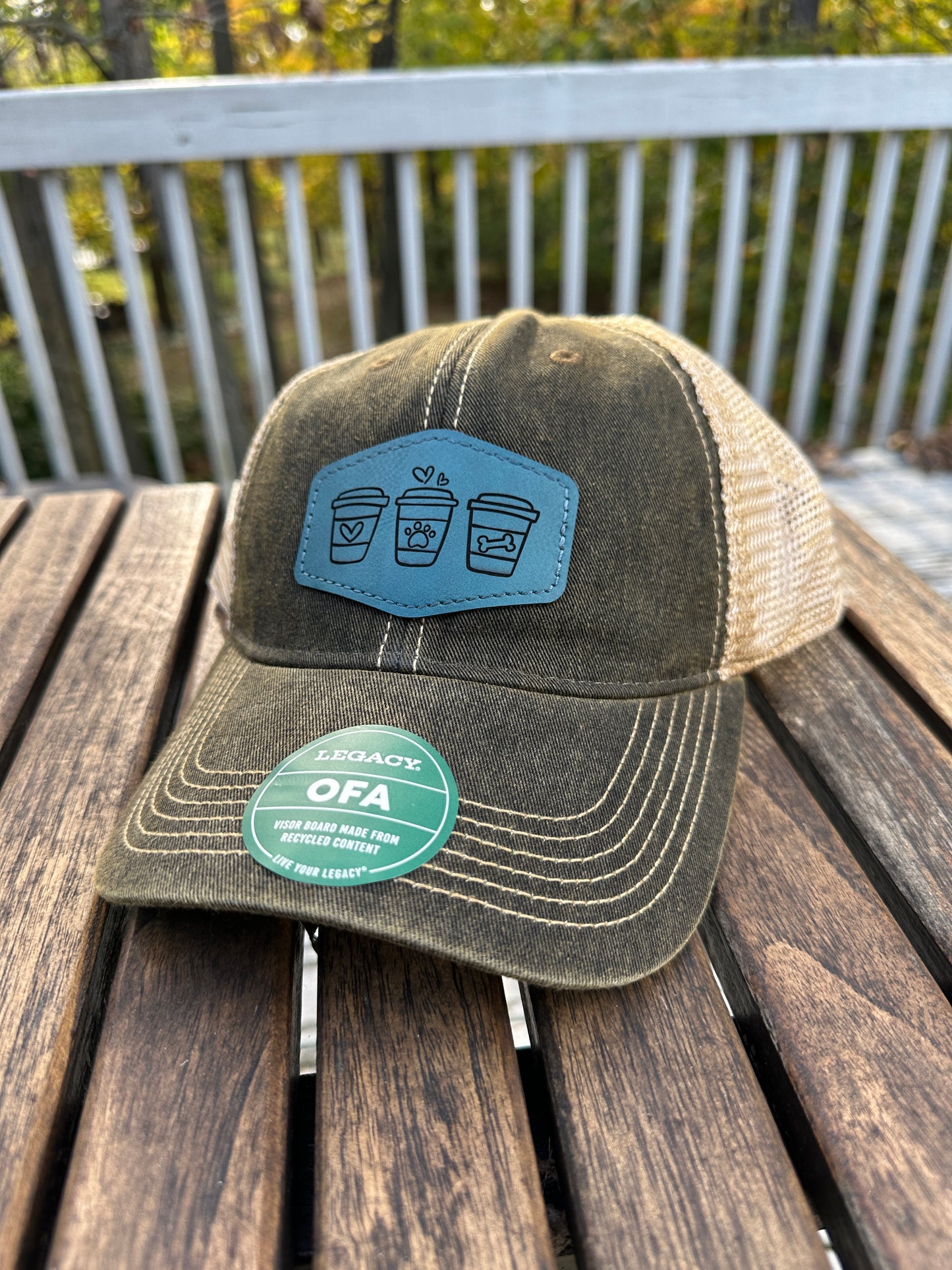 Coffee & Dog Lovers Hat - Legacy Old Favorite Trucker Cap