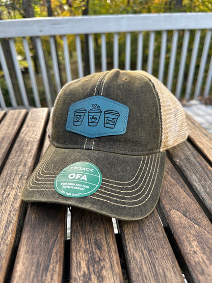 Coffee & Dog Lovers Hat - Legacy Old Favorite Trucker Cap