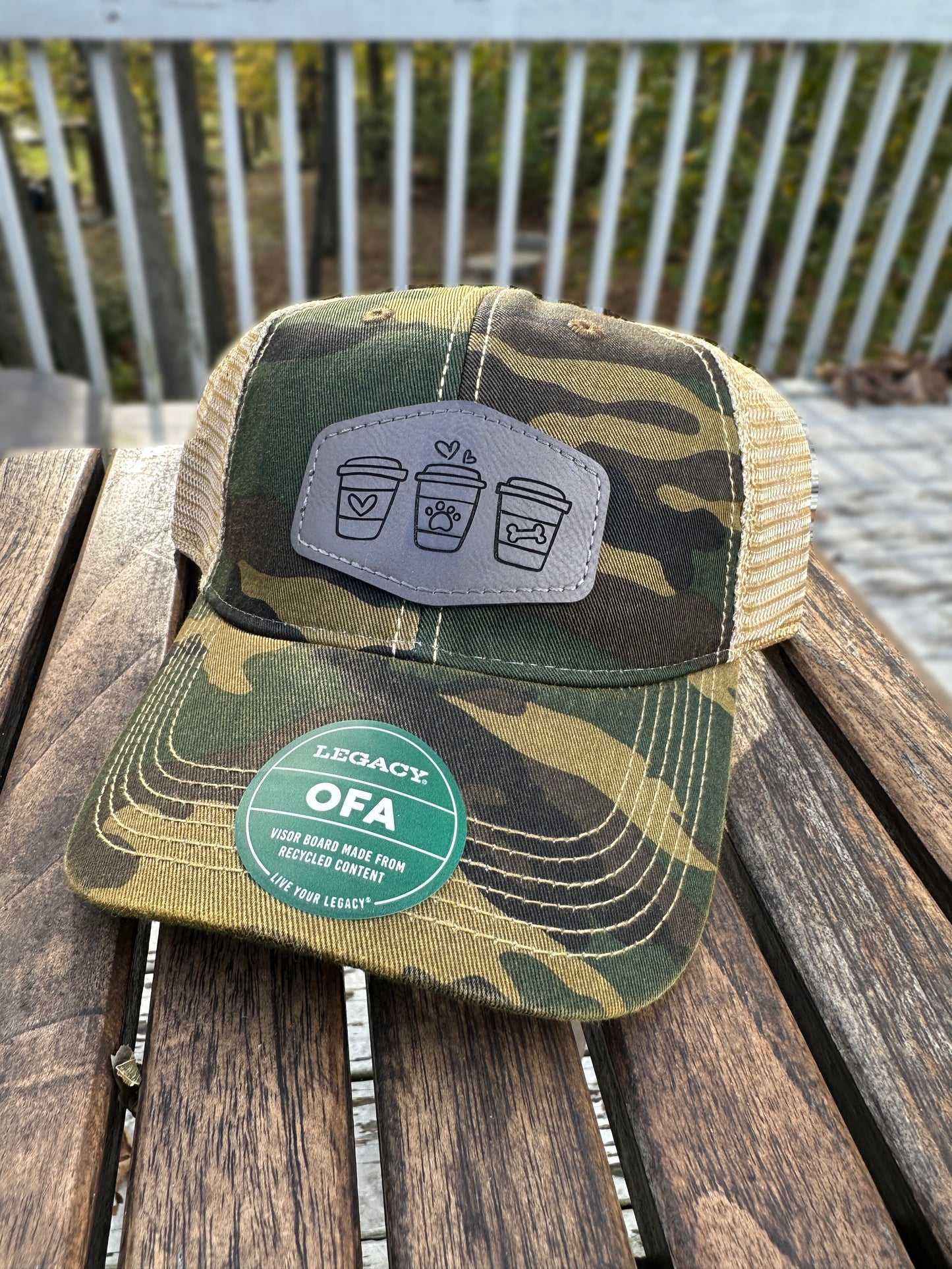 Coffee & Dog Lovers Hat - Legacy Old Favorite Trucker Cap