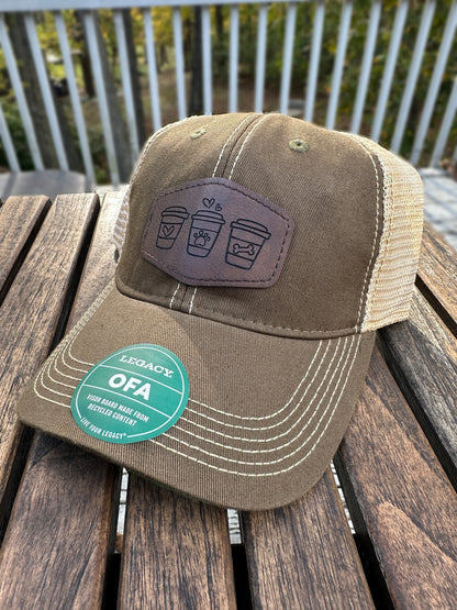 Coffee & Dog Lovers Hat - Legacy Old Favorite Trucker Cap